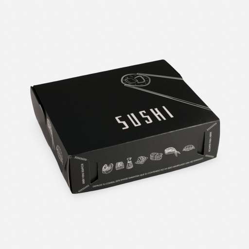 [PT88888-0191-01-01] Cajas para Sushi Impresa (15/20 piezas)